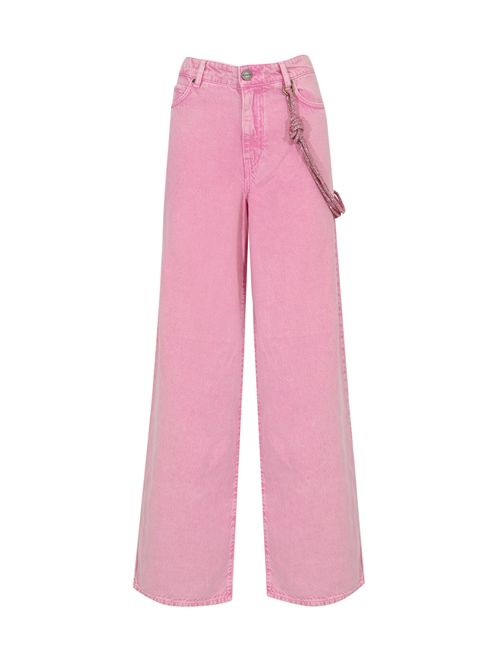 Jeans Lauryn loose in bull con corda gioiello PINKO | 104601 A33RP44